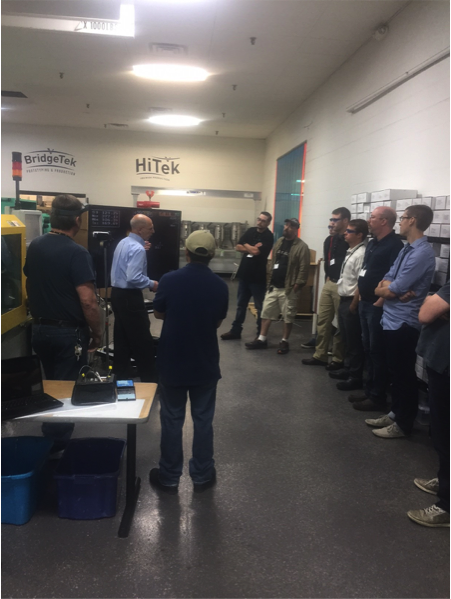 John Bozzelli, Leader in Scientific Molding, Visits VistaTek