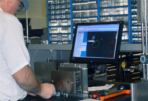 VistaTek tooling process on a computer screen.